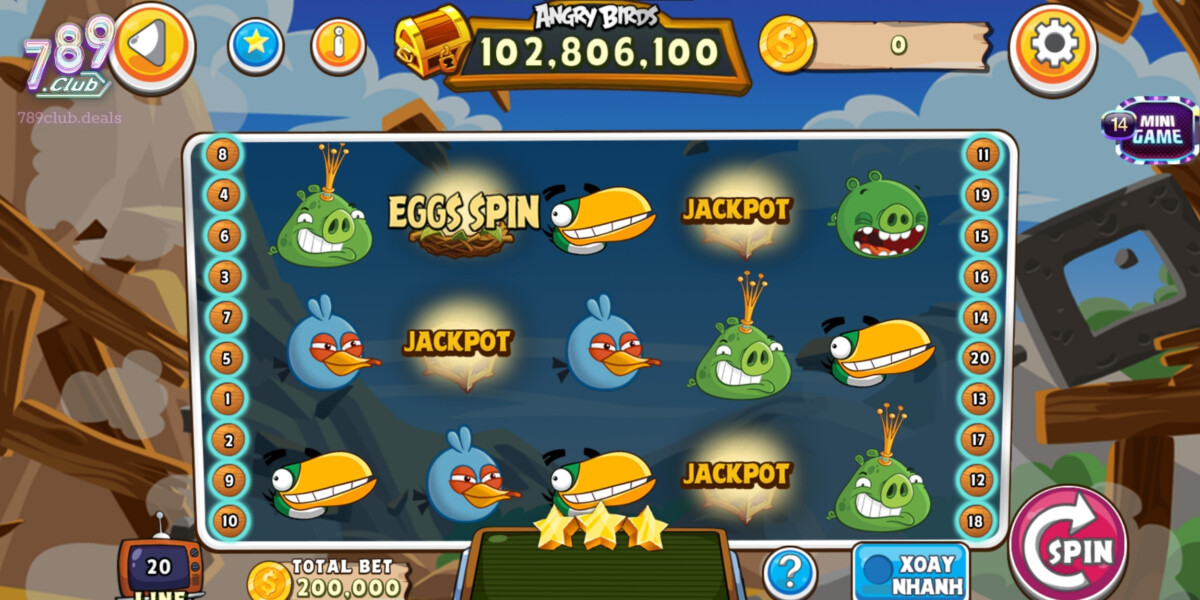 Game Angry Bird Slots Tại 789 Club